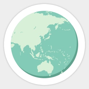 Cute Earth Day Globe Sticker